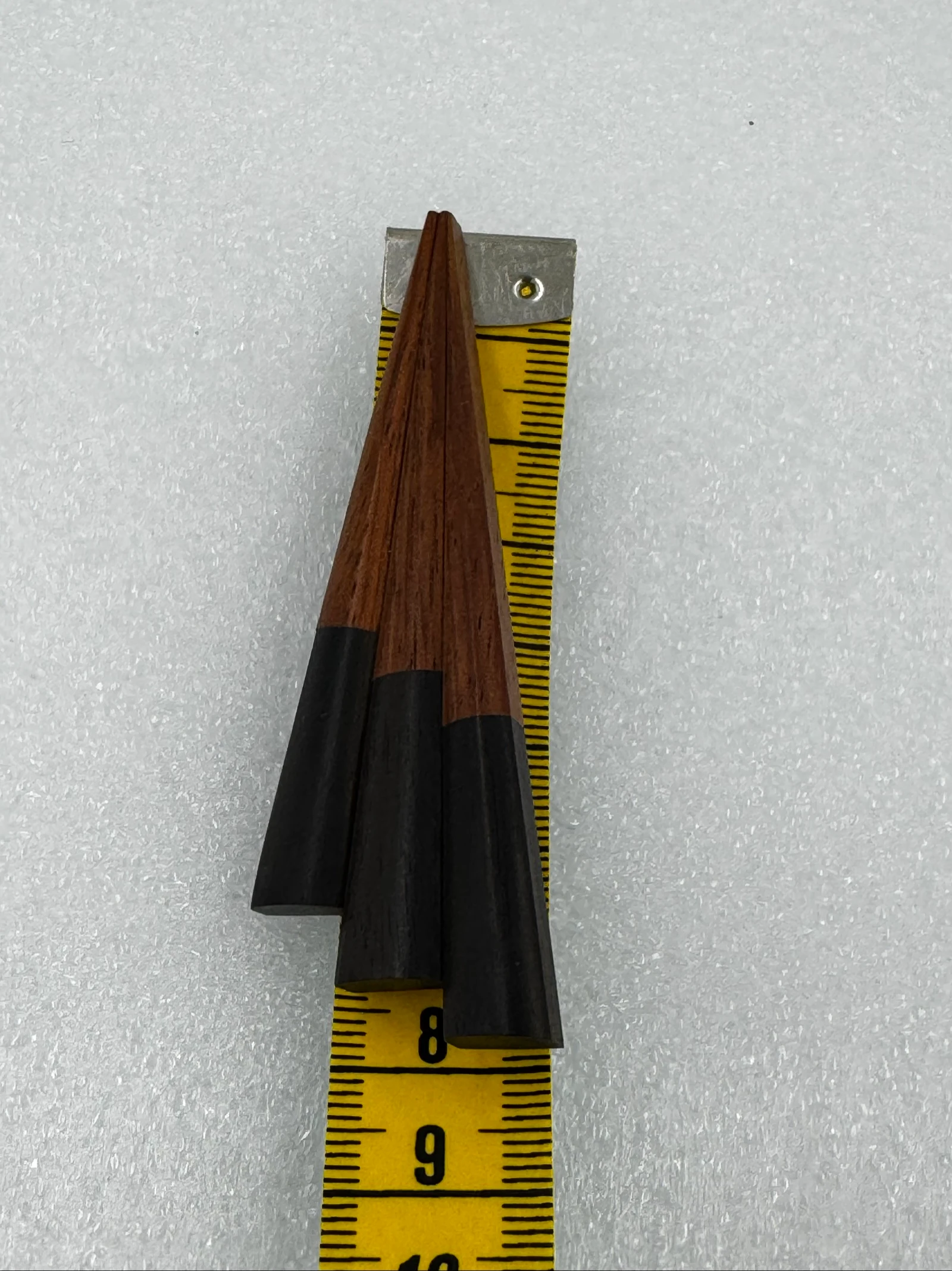 Broche de madera única - Marrón y Negro – photo 3